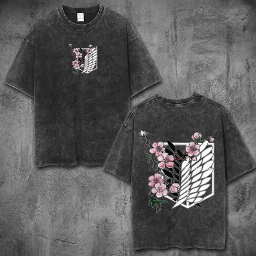 Attack on Titan Eren Yeager Vintage Washed Cotton Tee