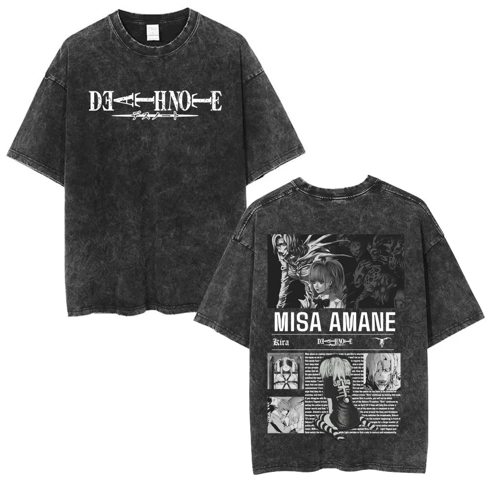 Death Note Vintage Washed Cotton Graphic Tee