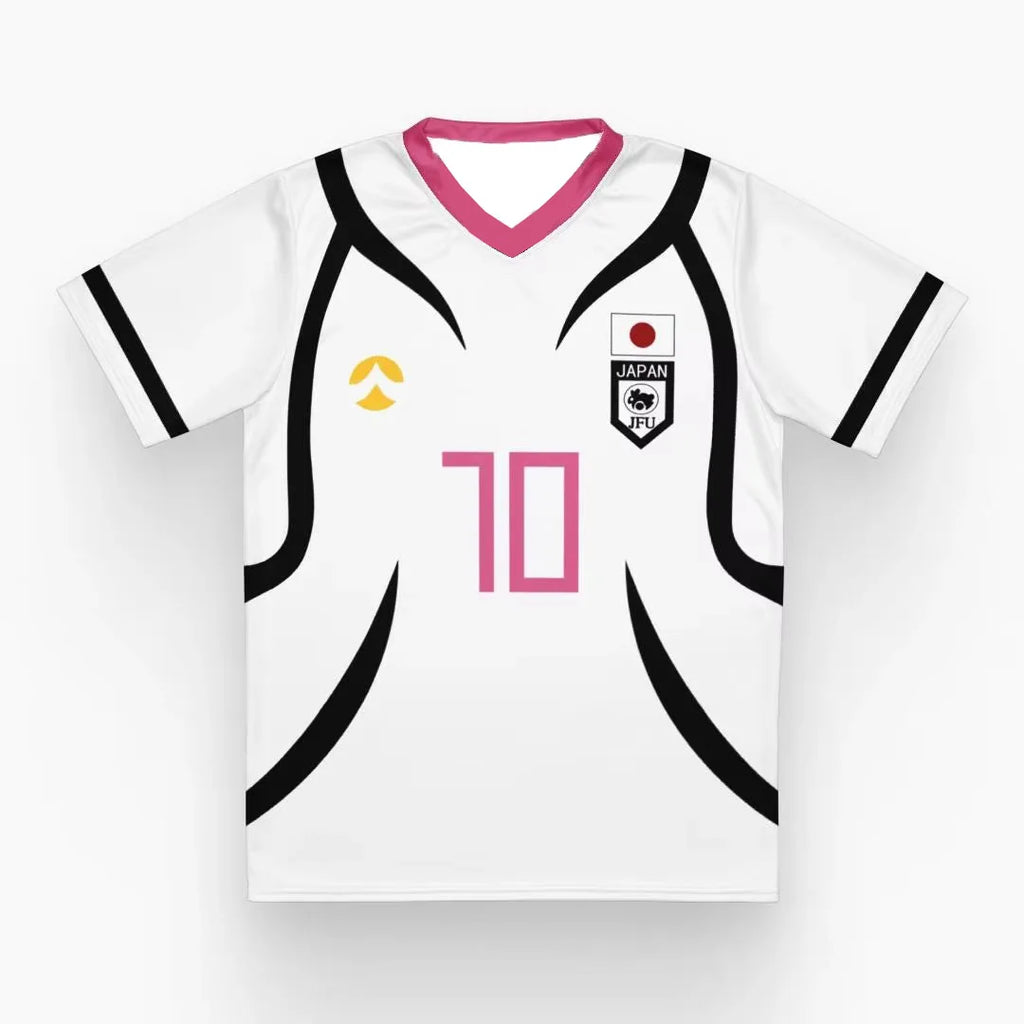 Japanese Anime Blue Lock Ryusei Shidou & Itoshi Sae Soccer Jersey Tee