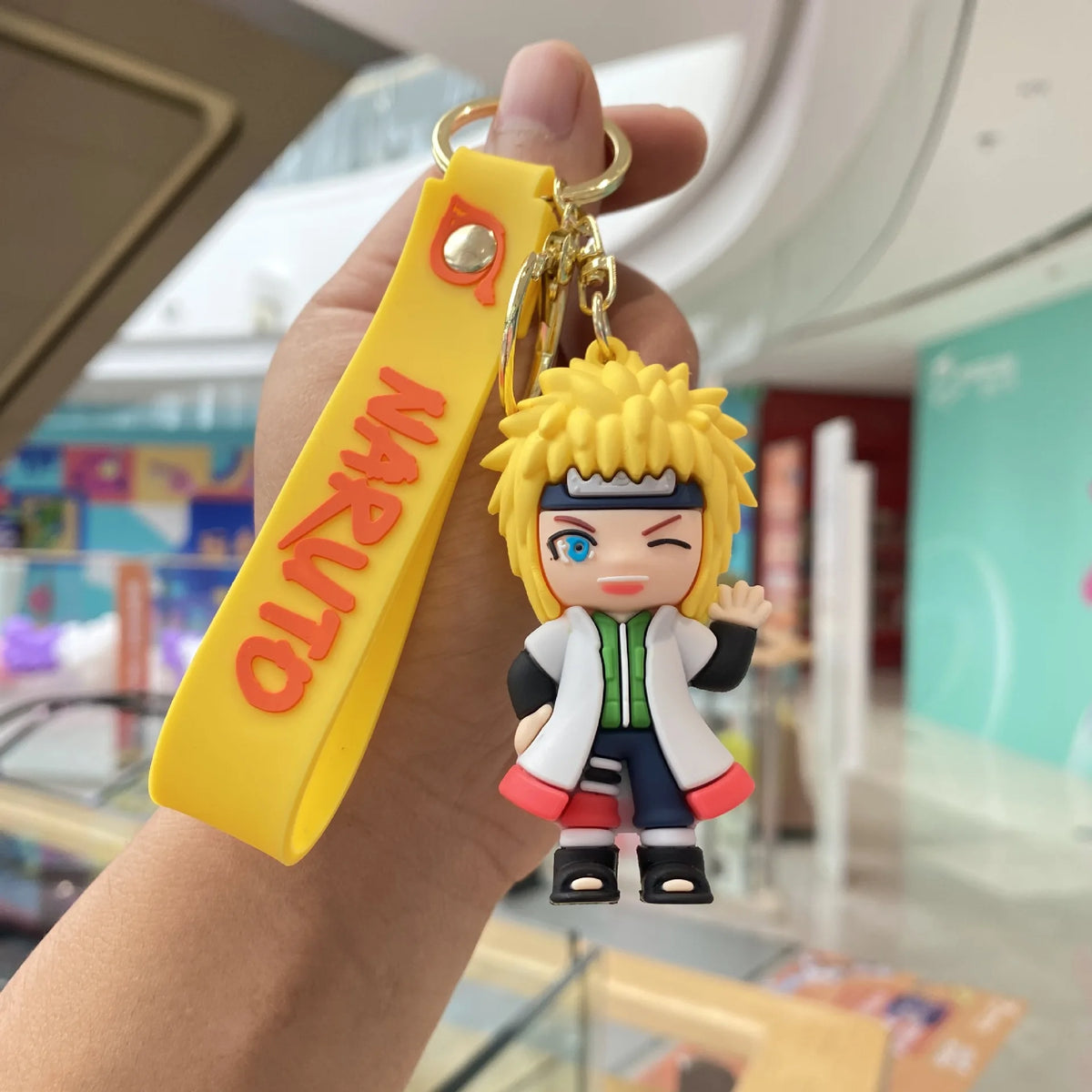 Naruto Silica Gel Anime Keychain (Sasuke, Itachi, Kakashi)