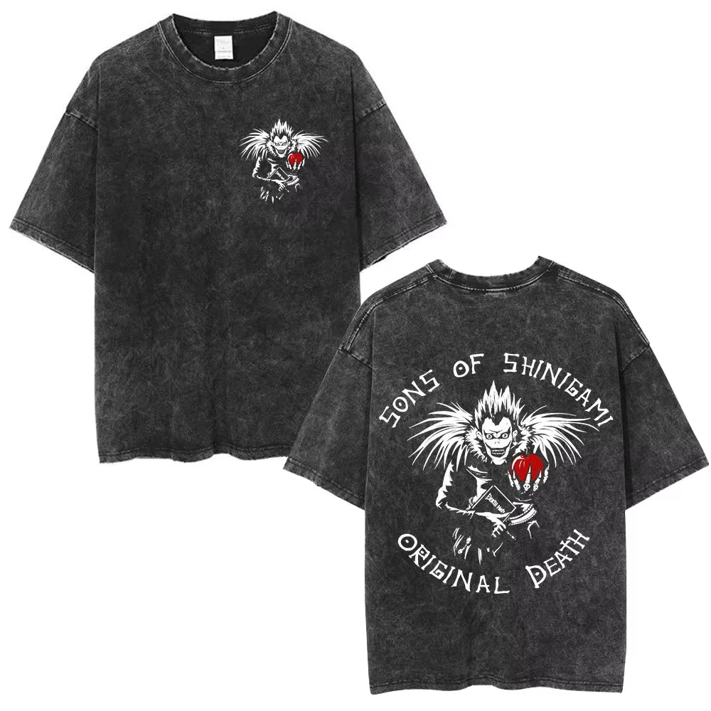 Death Note Vintage Washed Cotton Graphic Tee