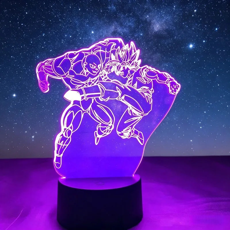 3D Anime Fighter LED Light