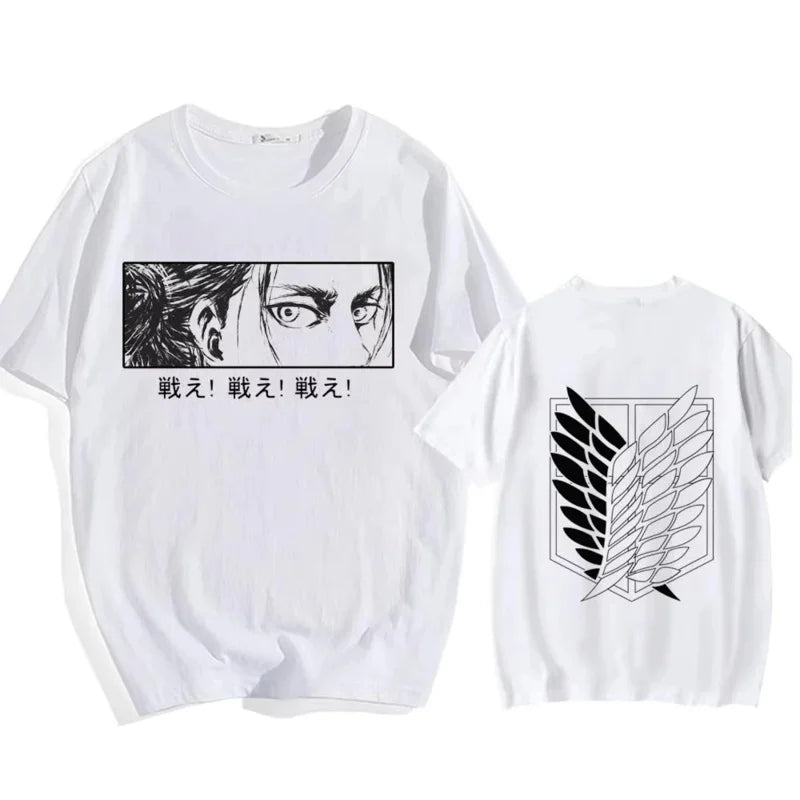 Attack on Titan Eren Yeager Streetwear Cotton Tee