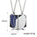 Attack on Titan Wings of Freedom Metal Emblem Keychain