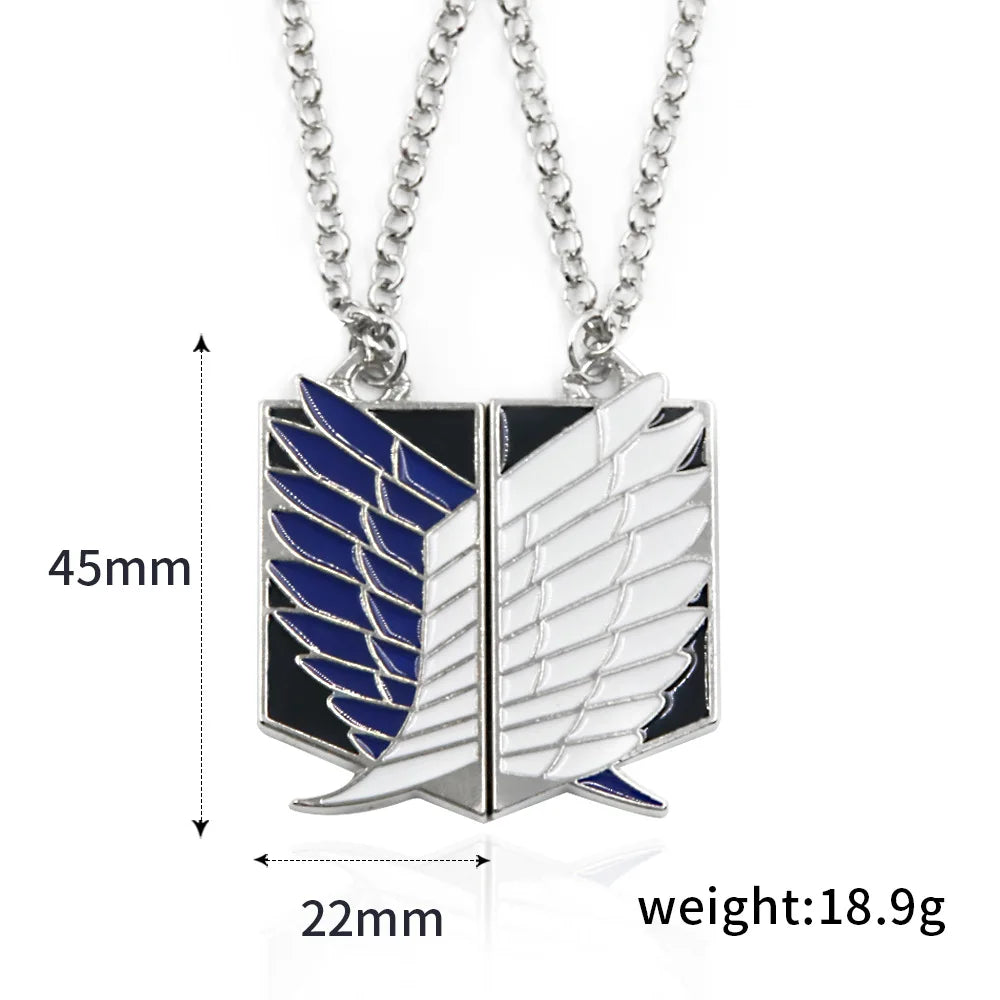 Attack on Titan Wings of Freedom Metal Emblem Keychain