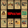 One Piece Vintage Wanted Posters Set