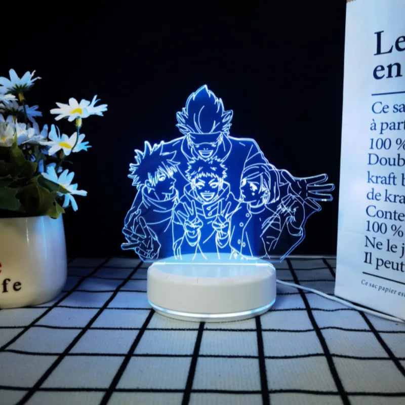 3D Anime Jujutsu Kaisen LED Lamp