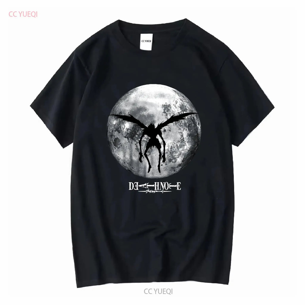 Death Note Ryuk Winged Moon Vintage Washed Cotton Tee