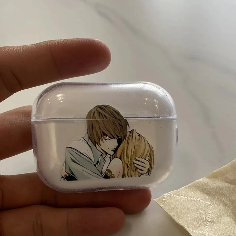 Death Note Light Yagami Clear AirPods Case