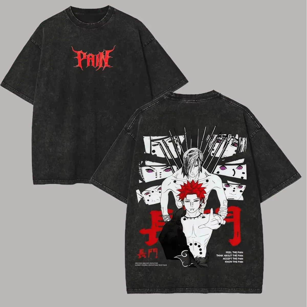 Naruto Akatsuki Vintage Washed T-Shirt (Summer 2026 Collection)