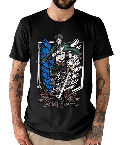 Attack on Titan Captain Levi Final Battle Honor Graphic Tee
