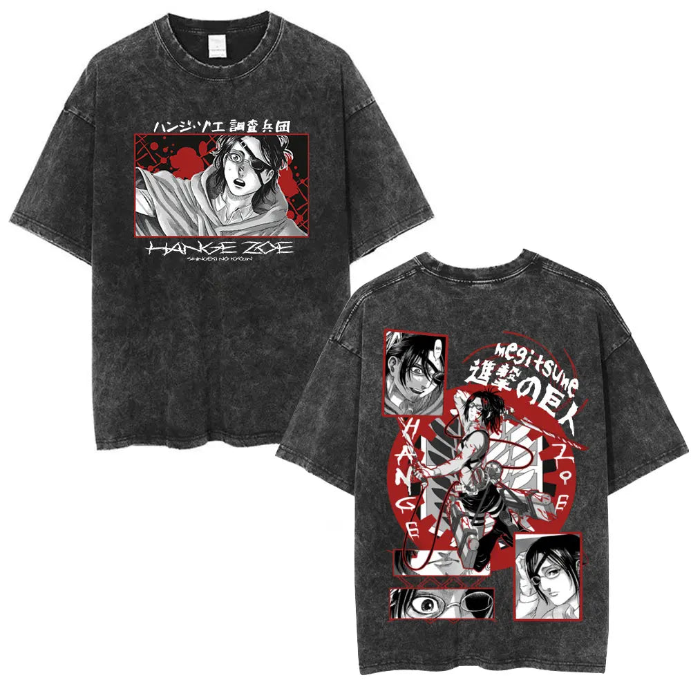 Attack on Titan Eren Yeager Vintage Washed Cotton Tee