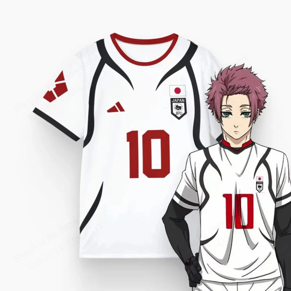 Blue Lock Sae Itoshi 3D Print Soccer Jersey Tee