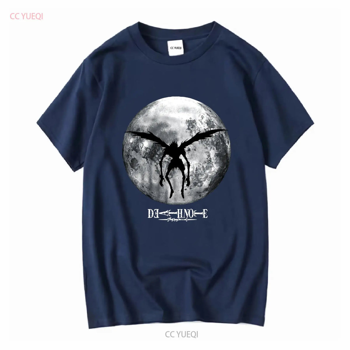 Death Note Ryuk Winged Moon Vintage Washed Cotton Tee
