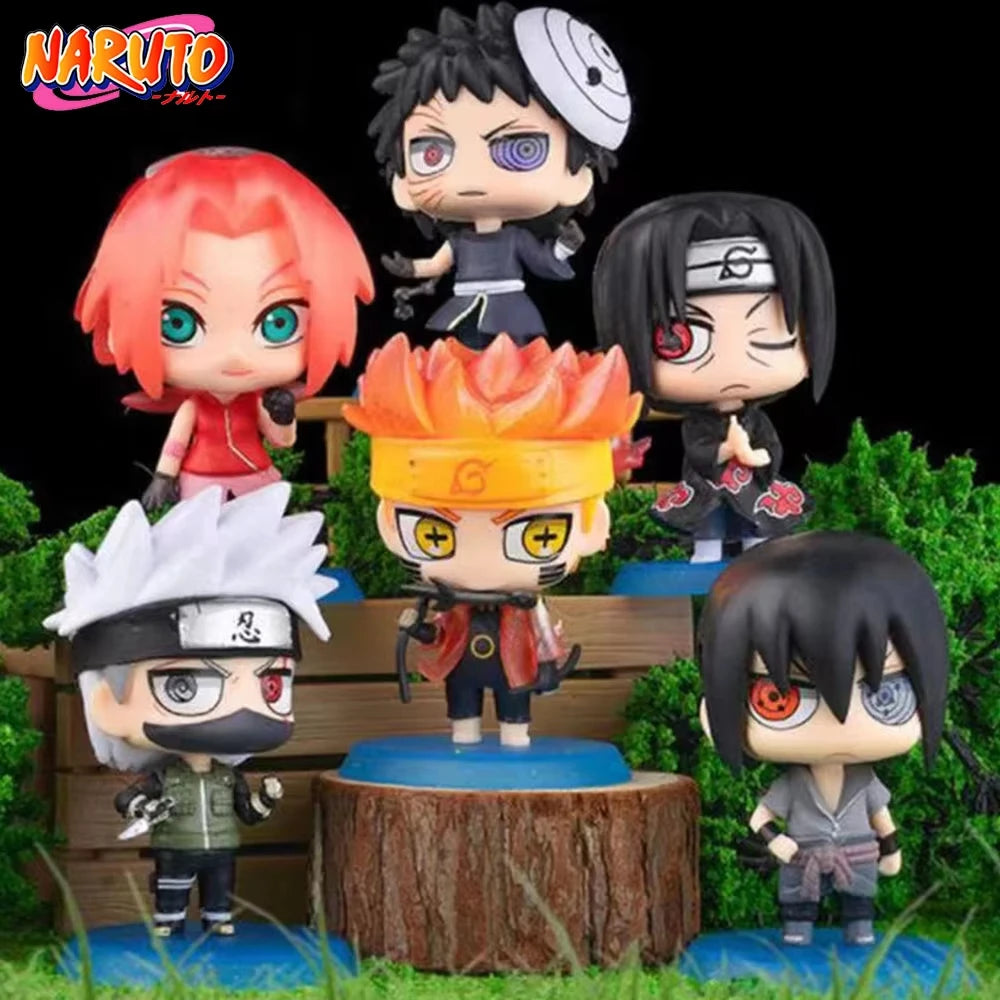 Naruto Shippuden Chibi Figure Set (6 Pcs)