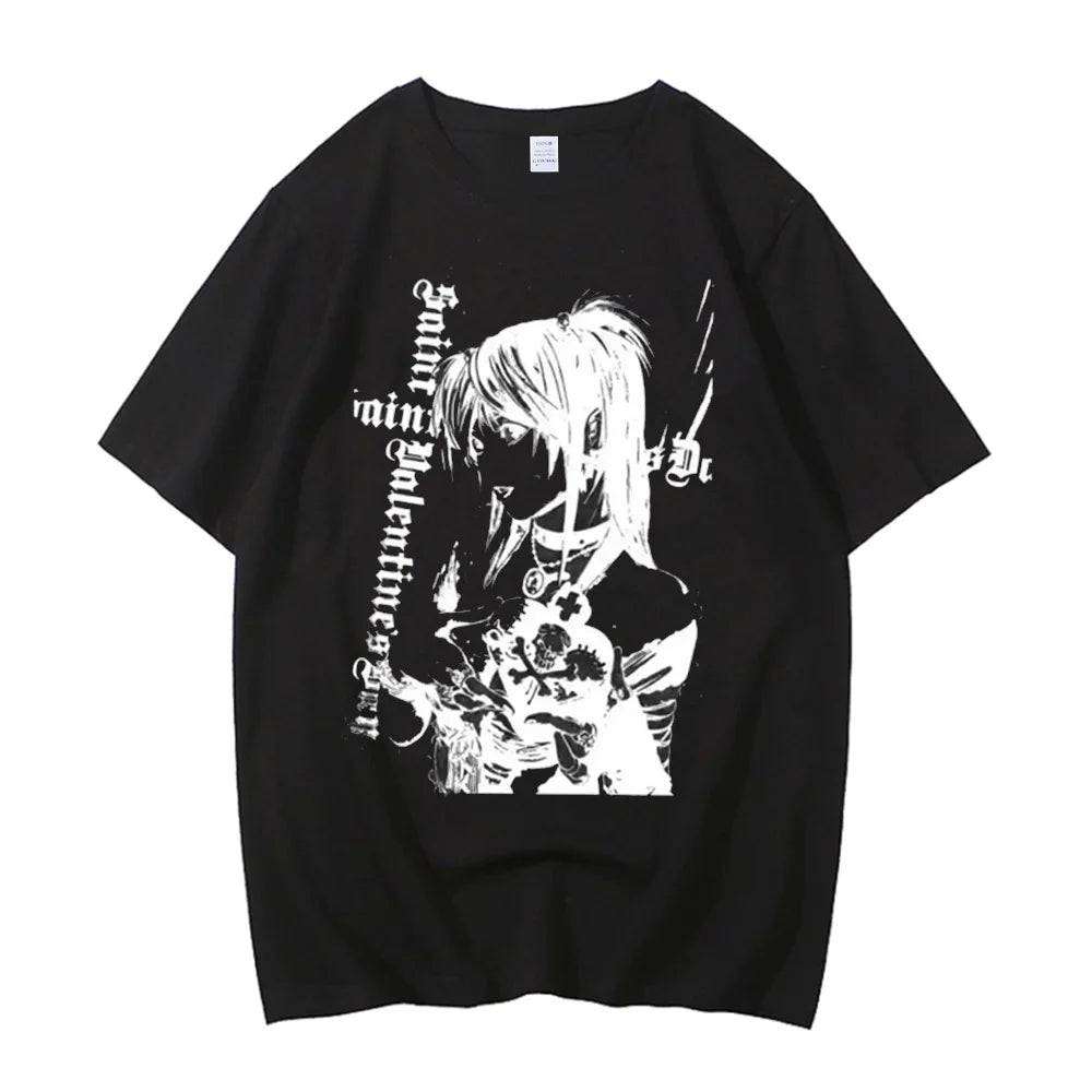 Death Note L Lawliet Vintage Washed Cotton Graphic Tee