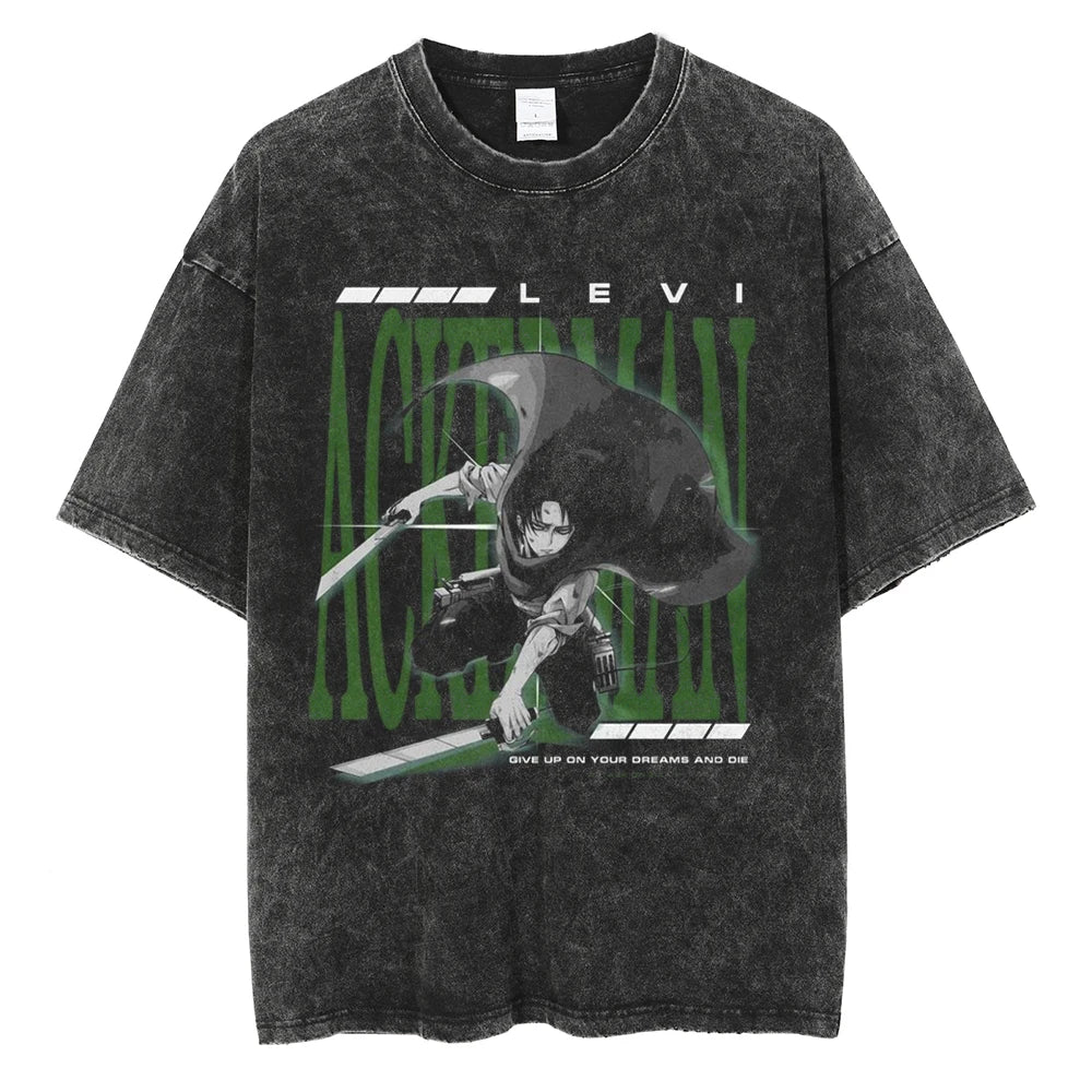 Attack on Titan Eren Yeager Vintage Manga Graphic Tee