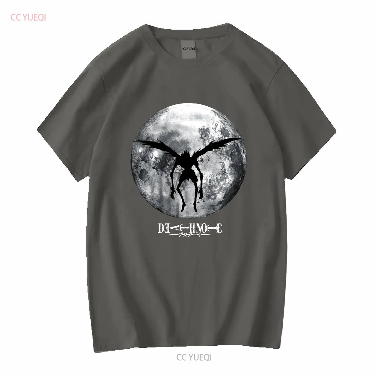 Death Note Ryuk Winged Moon Vintage Washed Cotton Tee