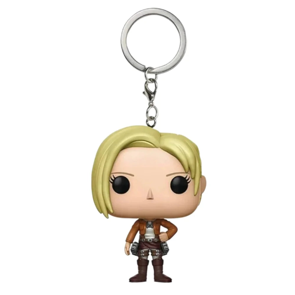 Attack on Titan Captain Levi & Eren Keychain Pendant