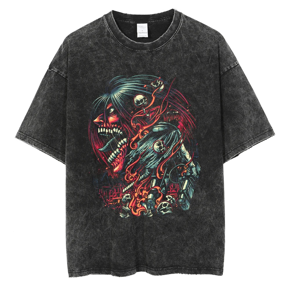 Attack on Titan Eren Yeager Vintage Manga Graphic Tee