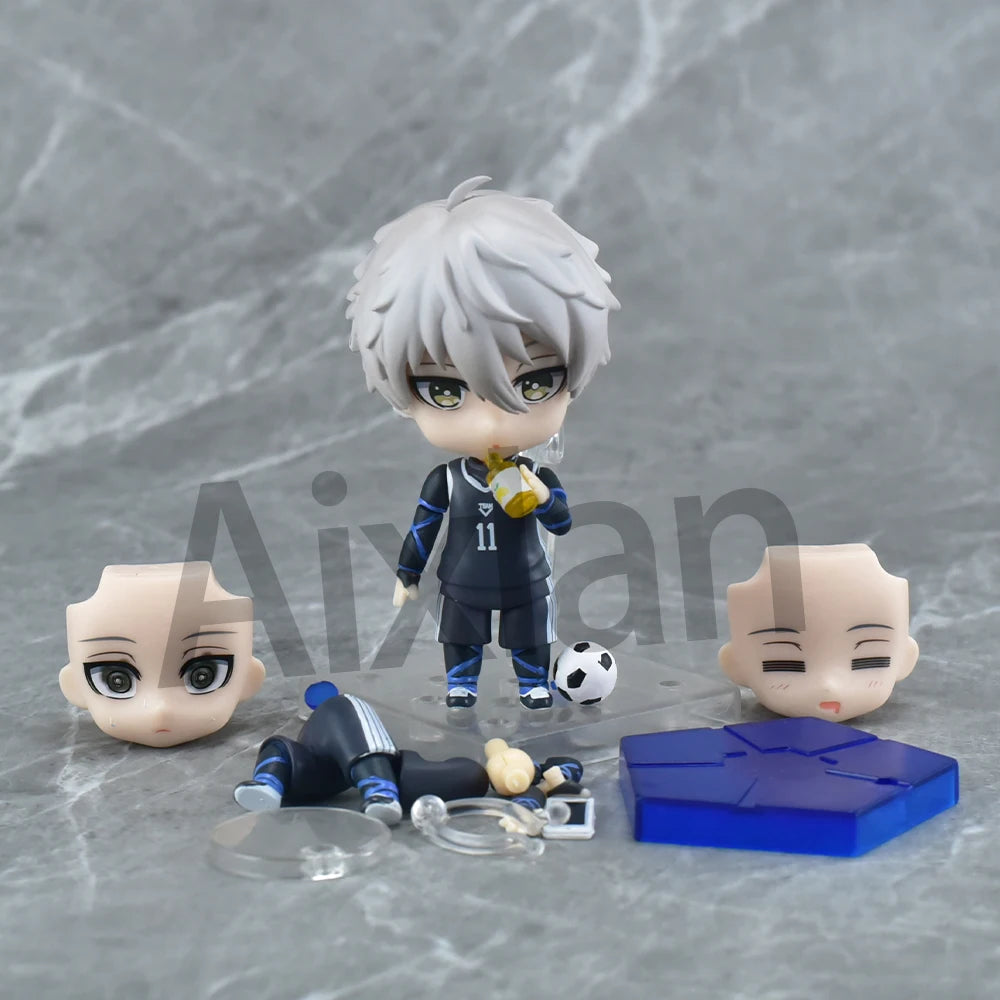Blue Lock Chibi Figures (Isagi Yoichi, Rin Itoshi, Mikage Reo)