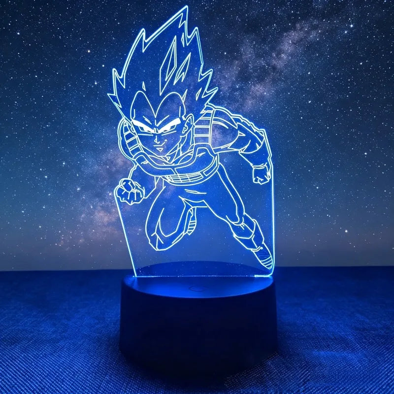 3D Anime Fighter LED Light