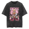 One Piece Donquixote Doflamingo Retro Washed Cotton T-Shirt (2026 Collection)