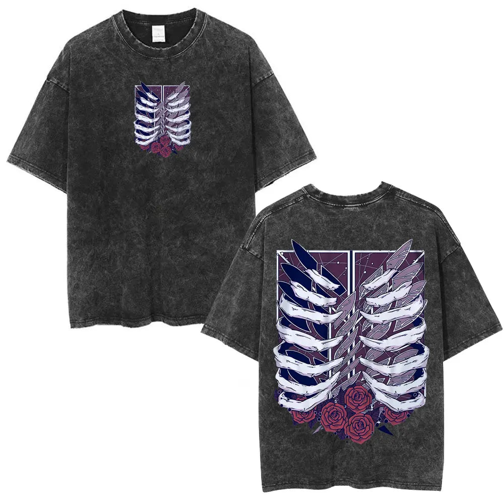 Attack on Titan Eren Yeager Vintage Washed Cotton Tee