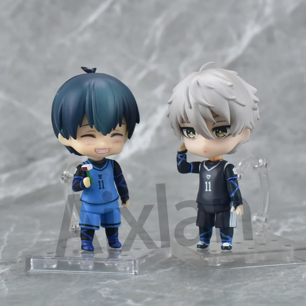 Blue Lock Chibi Figures (Isagi Yoichi, Rin Itoshi, Mikage Reo)