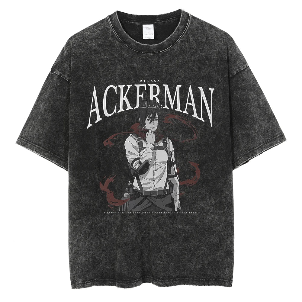 Attack on Titan Eren Yeager Vintage Manga Graphic Tee
