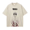Attack on Titan Levi Ackerman Vintage Washed Cotton Tee