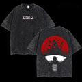 Naruto Itachi Uchiha Blood Moon Washed Cotton Tee
