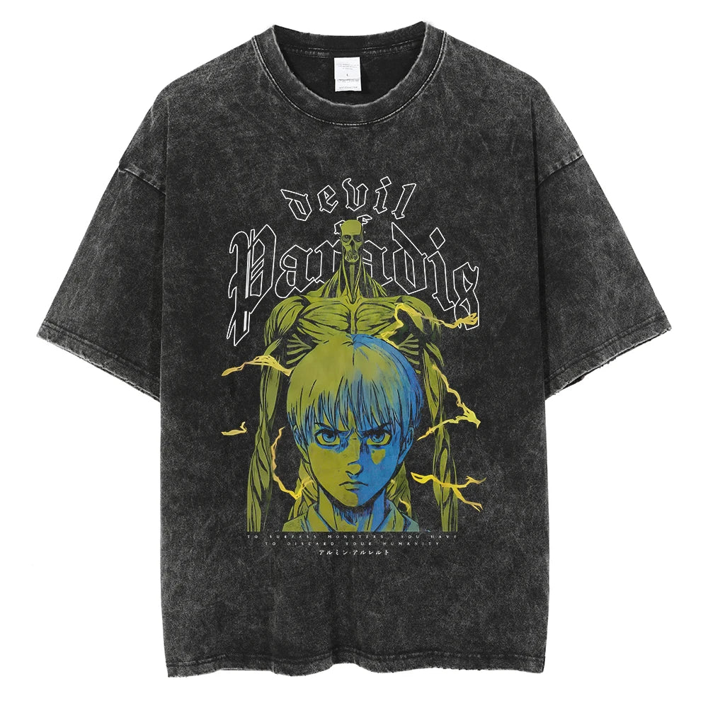 Attack on Titan Eren Yeager Vintage Manga Graphic Tee