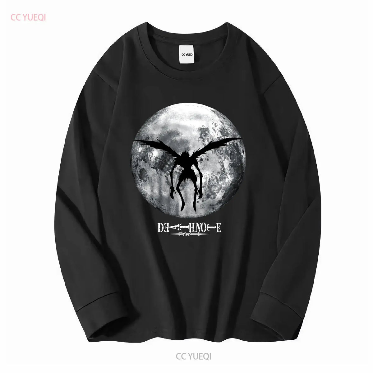 Death Note Ryuk Winged Moon Vintage Washed Cotton Tee