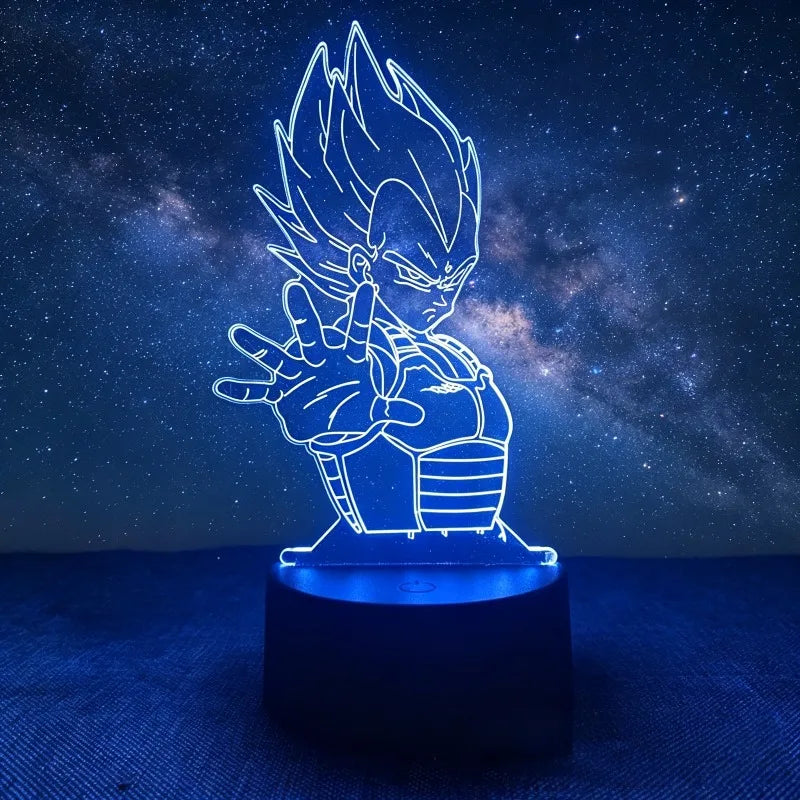 3D Anime Fighter LED Light