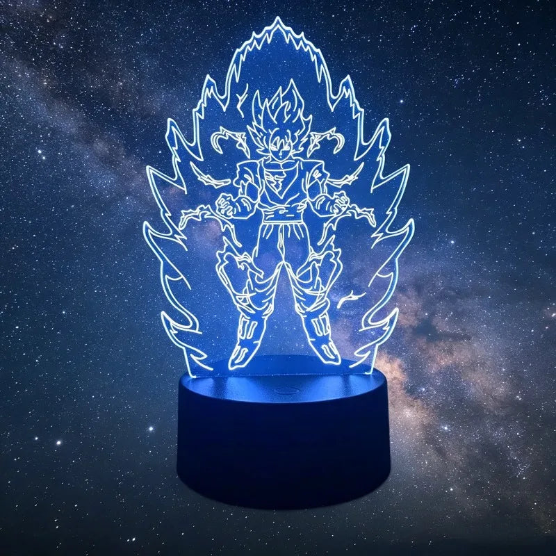 3D Anime Fighter LED Light