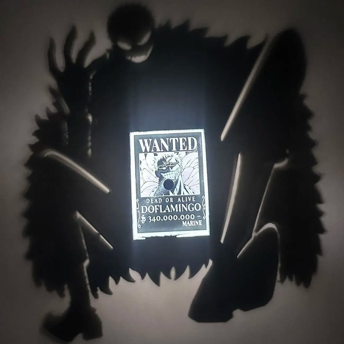 One Piece Shadow Projection Lamp