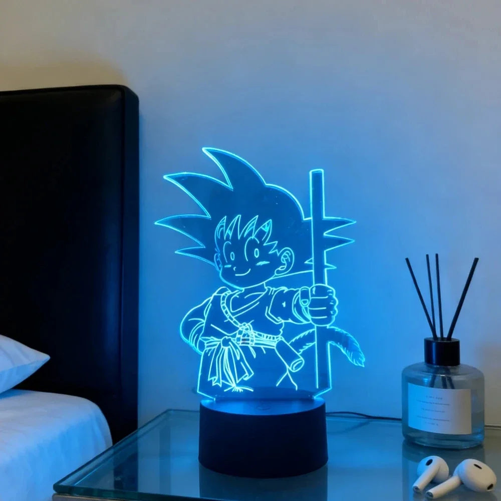 3D Anime Fighter LED Light