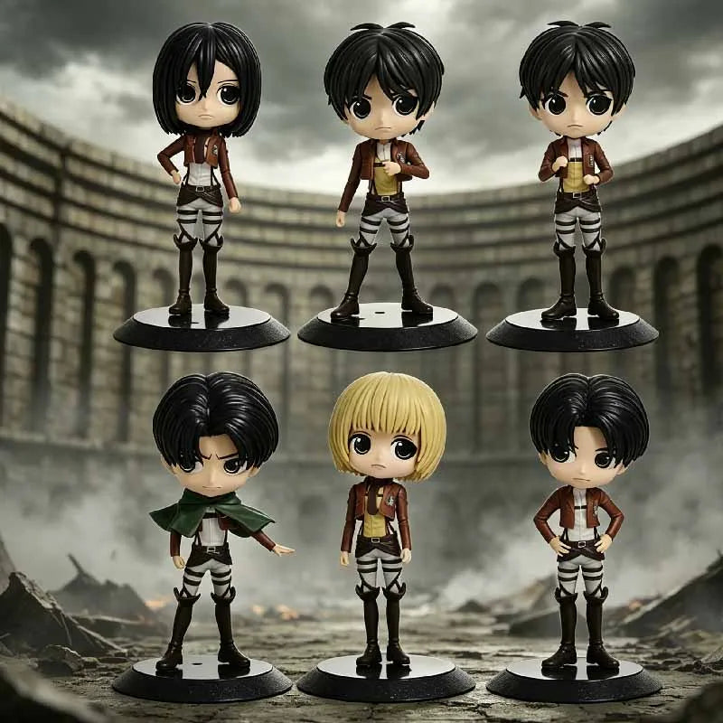 Attack on Titan Blind Box Mini Figure Set (6 Pieces)
