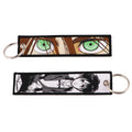 Attack on Titan Eren & Levi Embroidery Keychain Tag