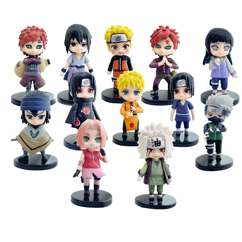 Naruto Shippuden Chibi Figure Set (12 Pcs)