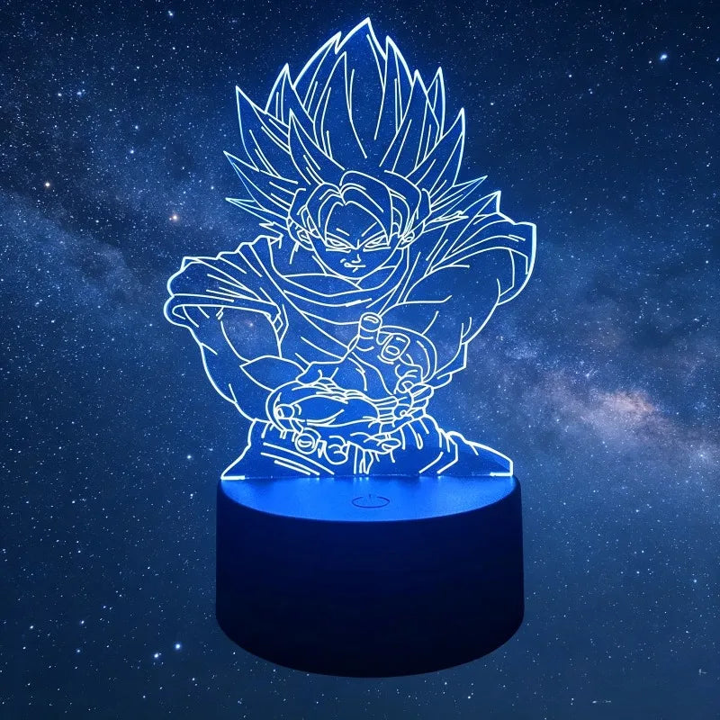3D Anime Fighter LED Light