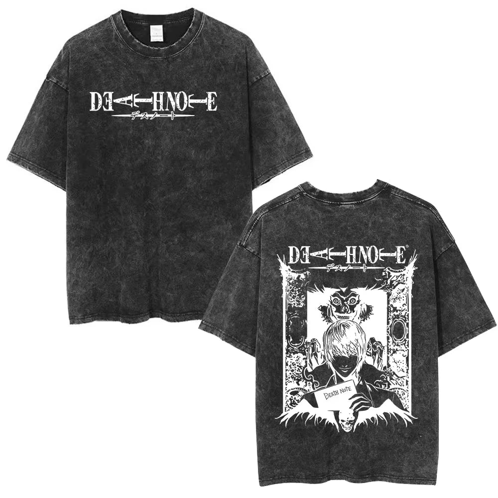 Death Note Vintage Washed Cotton Graphic Tee