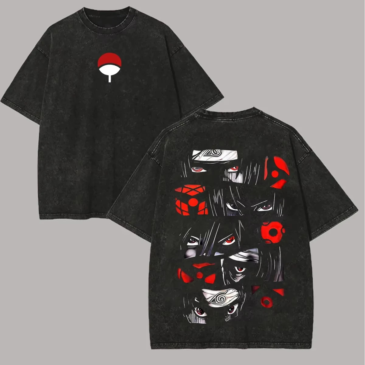 Naruto Akatsuki Vintage Washed T-Shirt (Summer 2026 Collection)