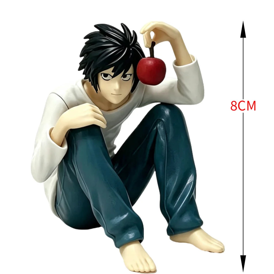 Death Note L Lawliet Sitting Pose Figure with Apple (Color Box)