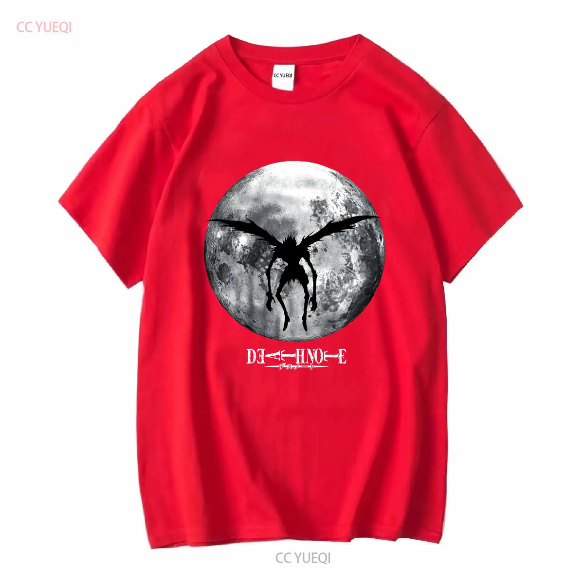 Death Note Ryuk Winged Moon Vintage Washed Cotton Tee