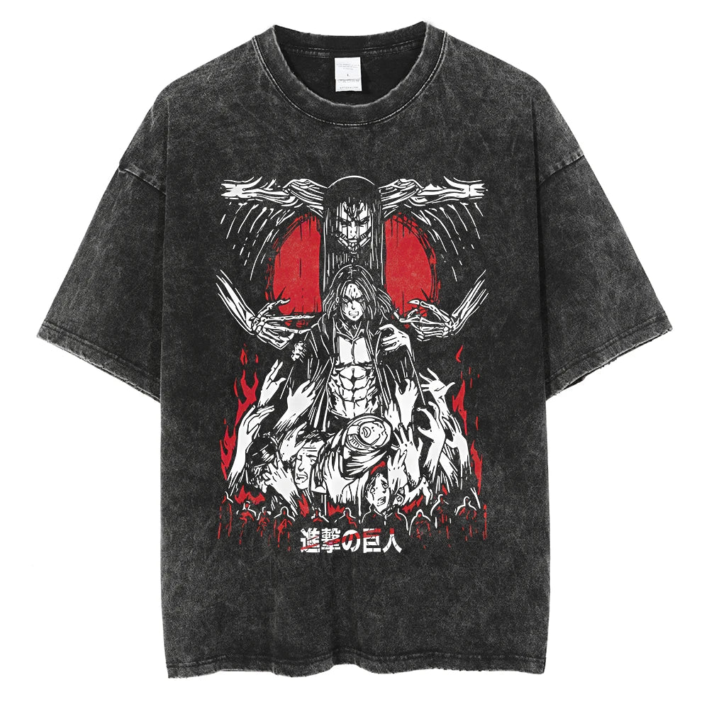 Attack on Titan Eren Yeager Vintage Manga Graphic Tee