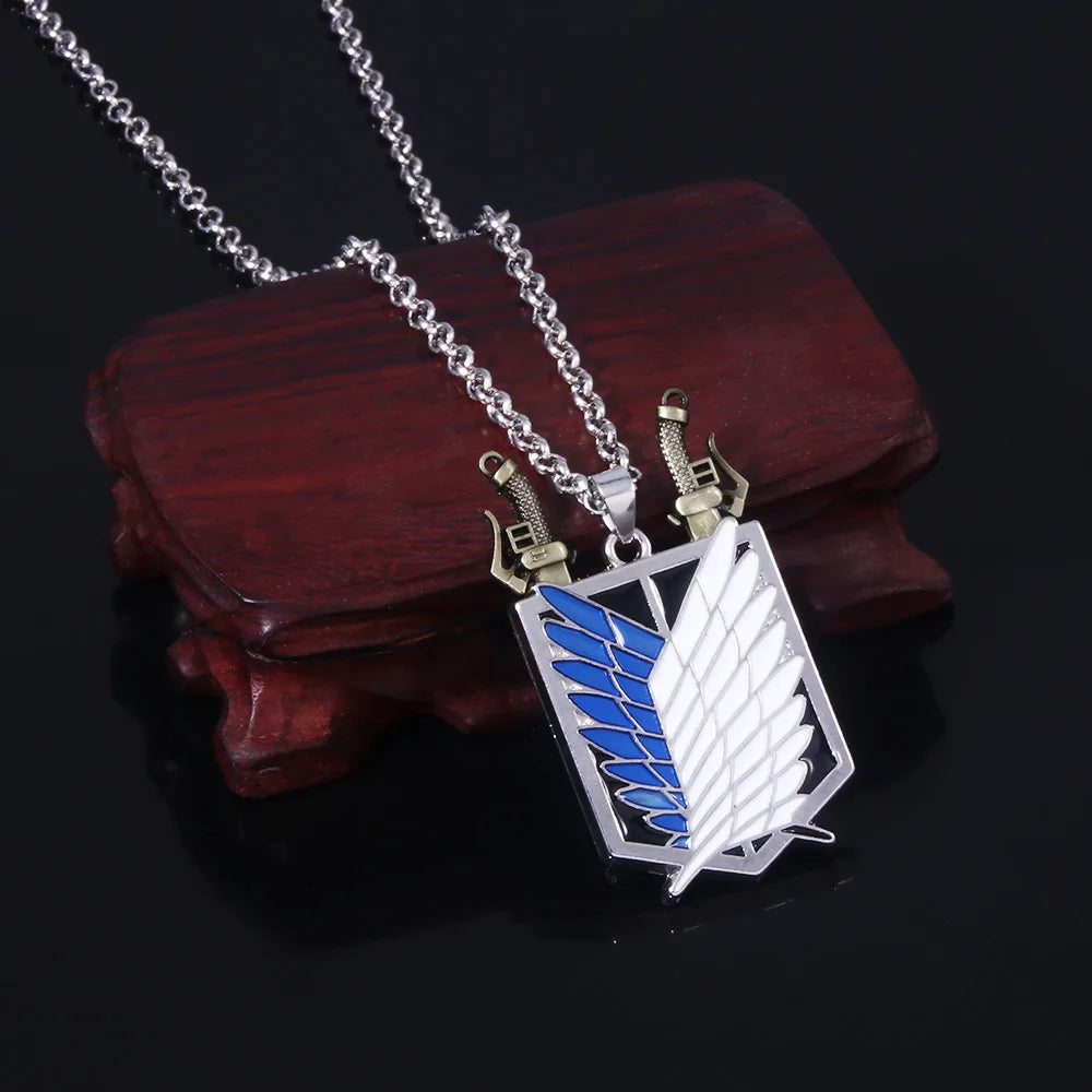 Attack on Titan Wings of Freedom Metal Emblem Keychain
