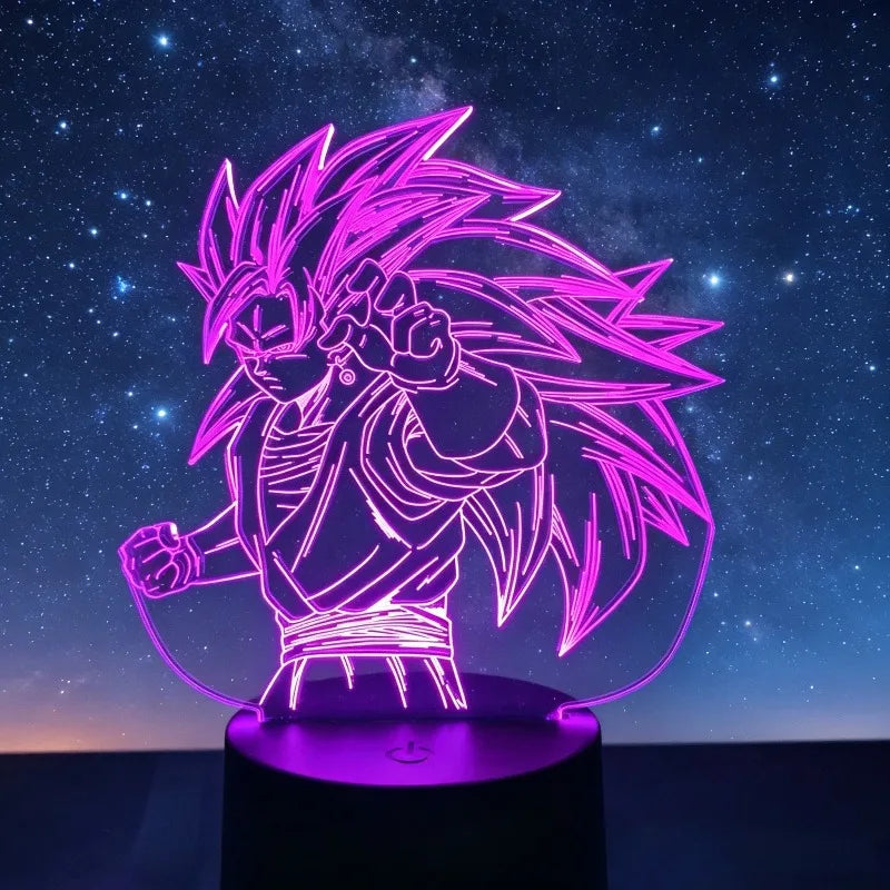 3D Anime Fighter LED Light
