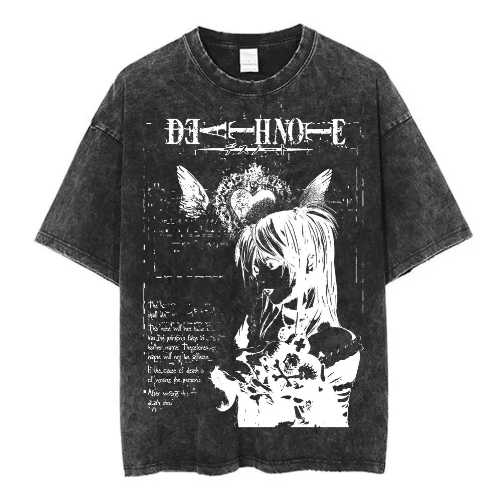 Death Note Vintage Washed Cotton Graphic Tee